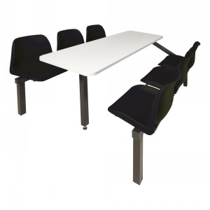 Standard Canteen Table 6 Seater Single Entry